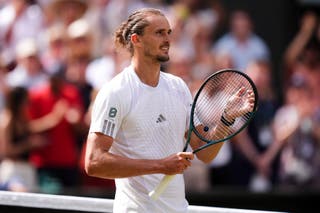 Alexander Zverev faces defending champion Jannik Sinner in Sunday’s men’s singles final at Wimbledon (Mike Egerton/PA).